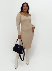 Neaman Midi Dress Beige
