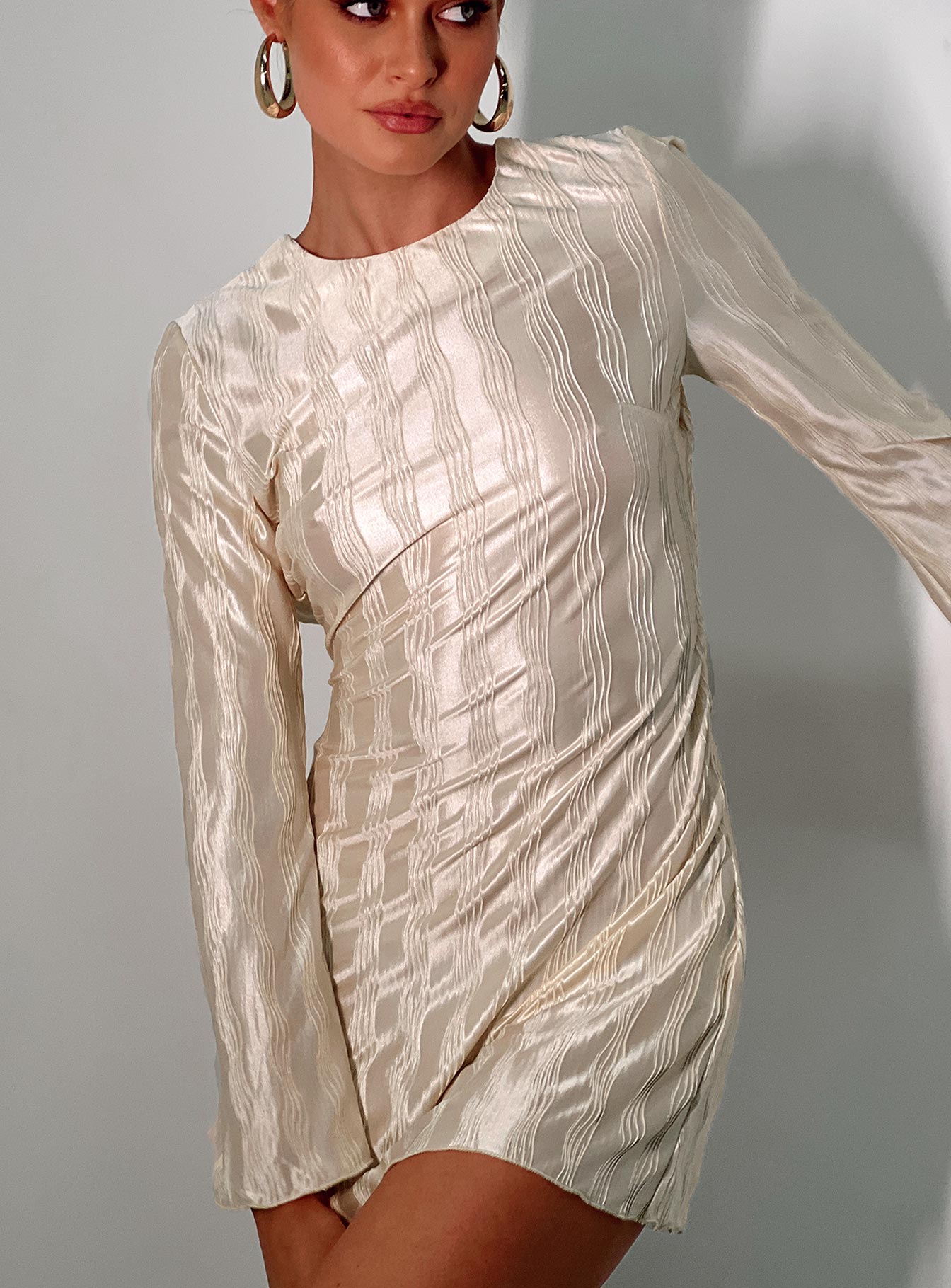 Venaya Mini Dress Champagne