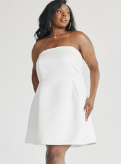 Spader Corset Mini Dress White Curve