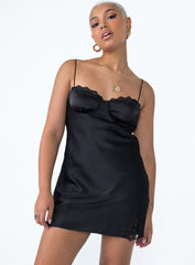 Snowbird Mini Dress Black