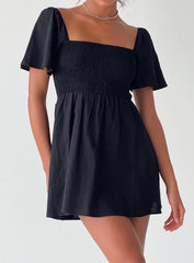 Summer Nights Mini Dress Black Petite