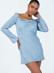 Star Power Mini Dress Blue