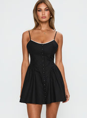 Toulouse Mini Dress Black