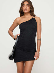Toomba Lace Mini Dress Black