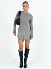 Tomer Knit Mini Dress Grey