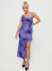 Velick Midi Dress Purple