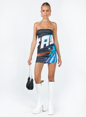 Speedway Mini Dress Multi