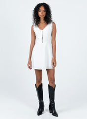 Silvanna Mini Dress White