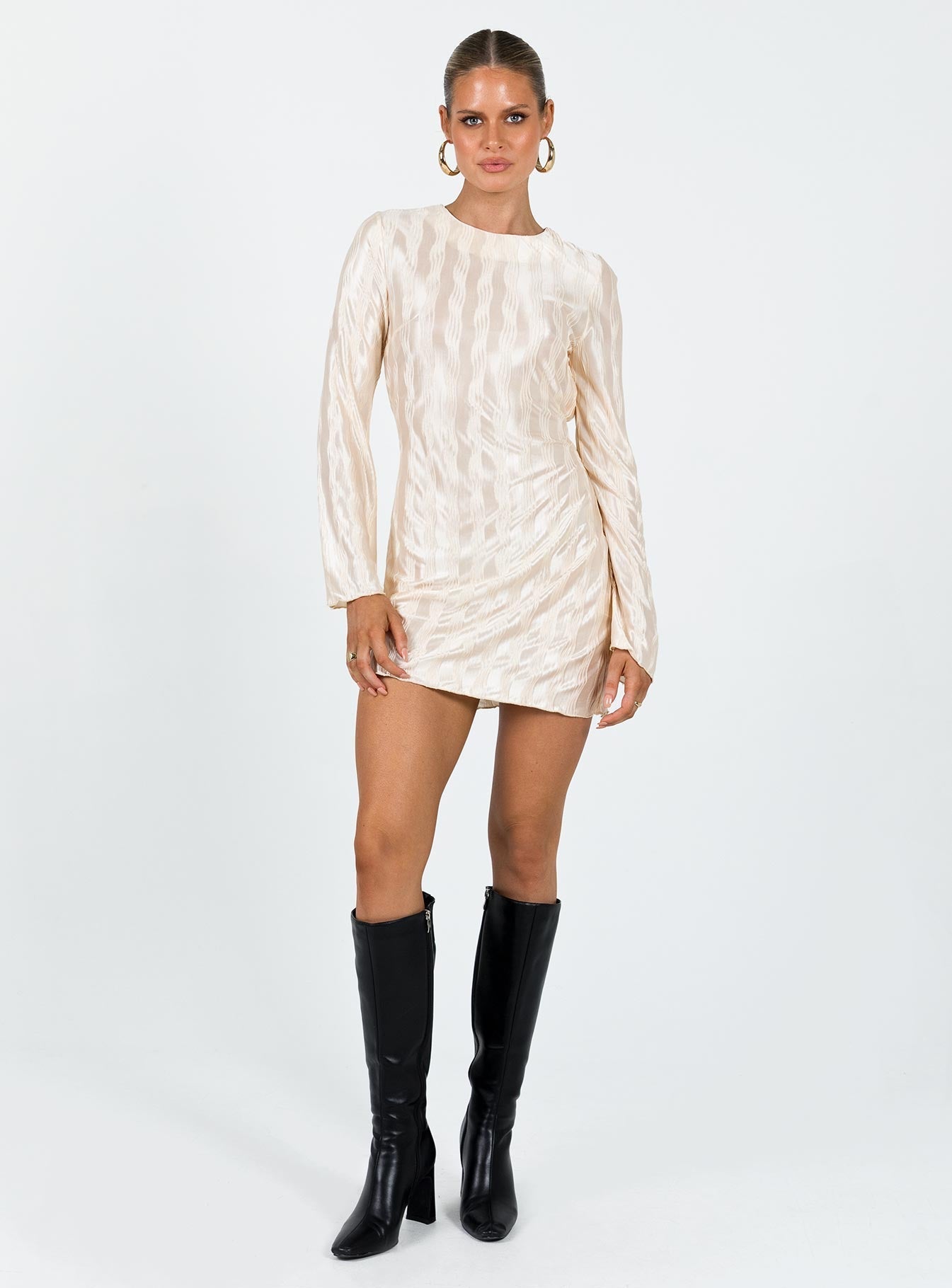 Venaya Mini Dress Champagne