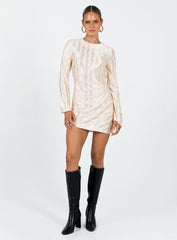 Venaya Mini Dress Champagne