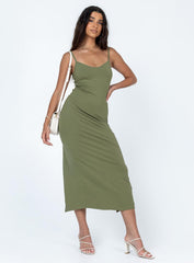 Jesy Maxi Dress Khaki
