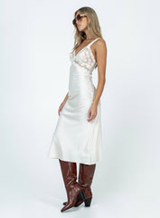 Bel Air Midi Dress Ivory