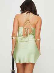 Treasure Mini Dress Sage Petite