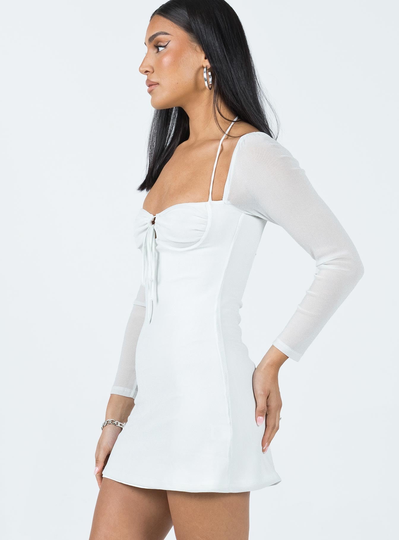 Stassie Mini Dress White