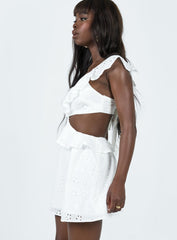 Wrenley Mini Dress White