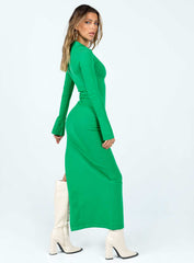 Trista Midi Dress Green