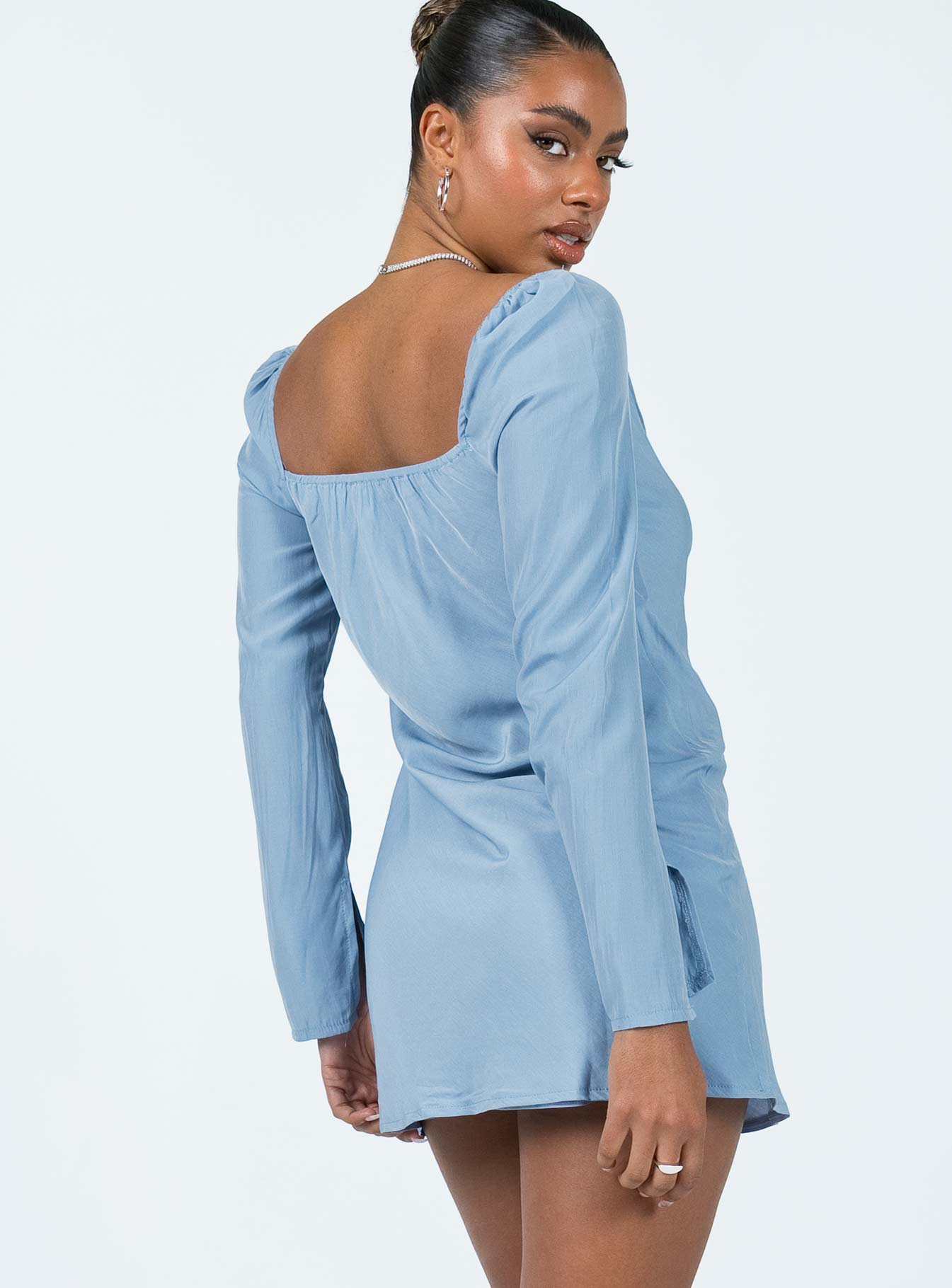 Star Power Mini Dress Blue