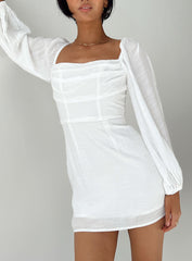 Warra Mini Dress White