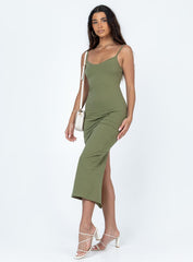 Jesy Maxi Dress Khaki