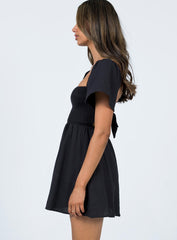 Summer Nights Mini Dress Black Petite