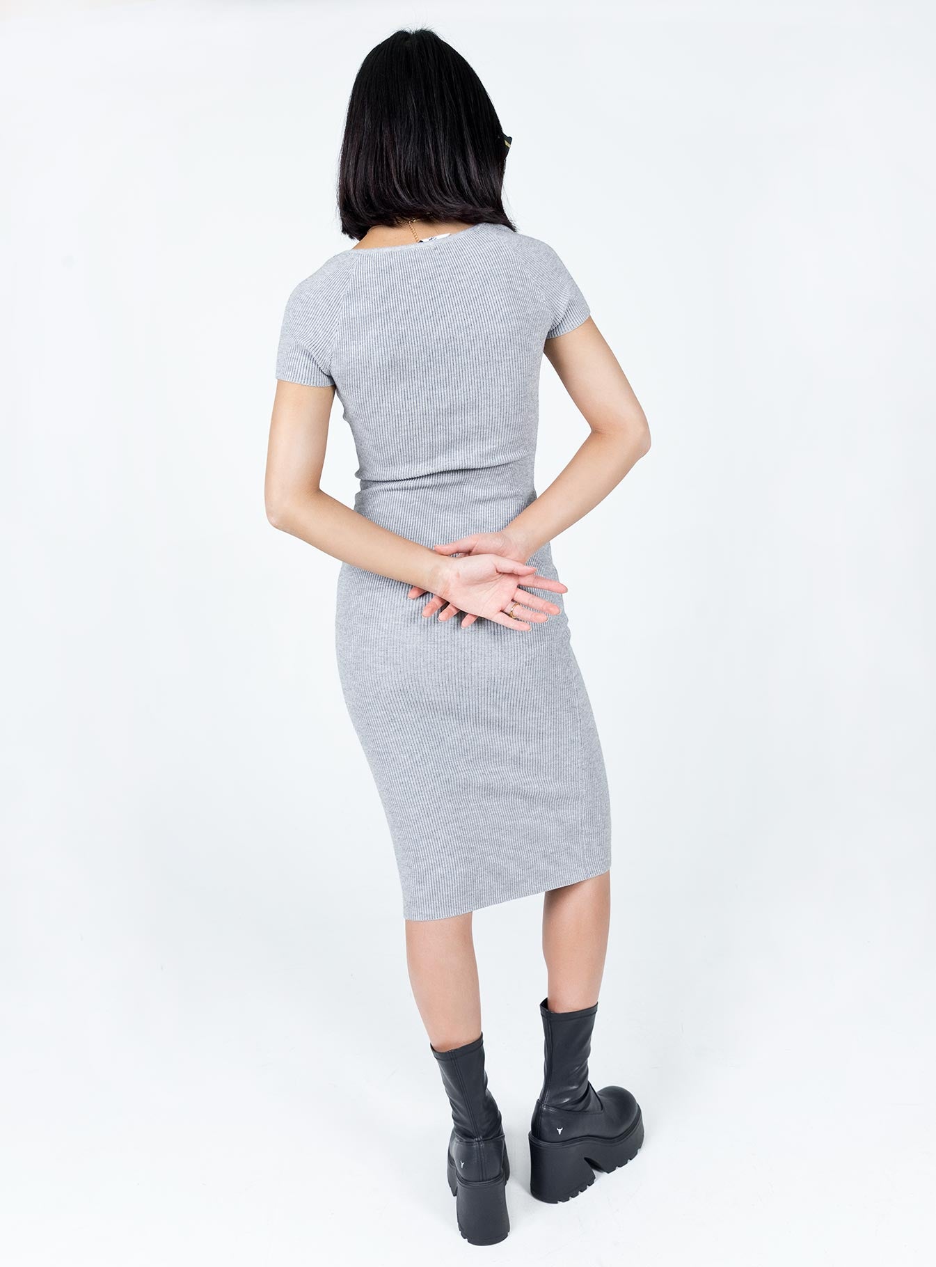 Ellisen Midi Dress Grey