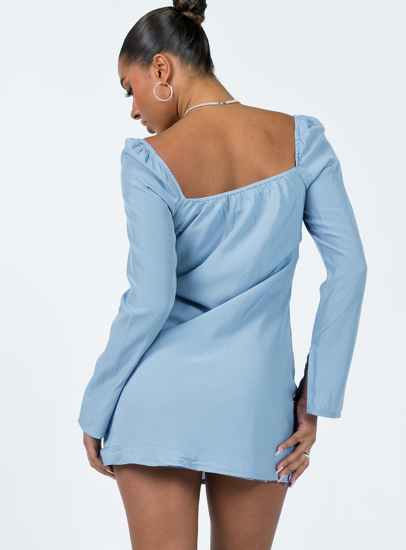 Star Power Mini Dress Blue