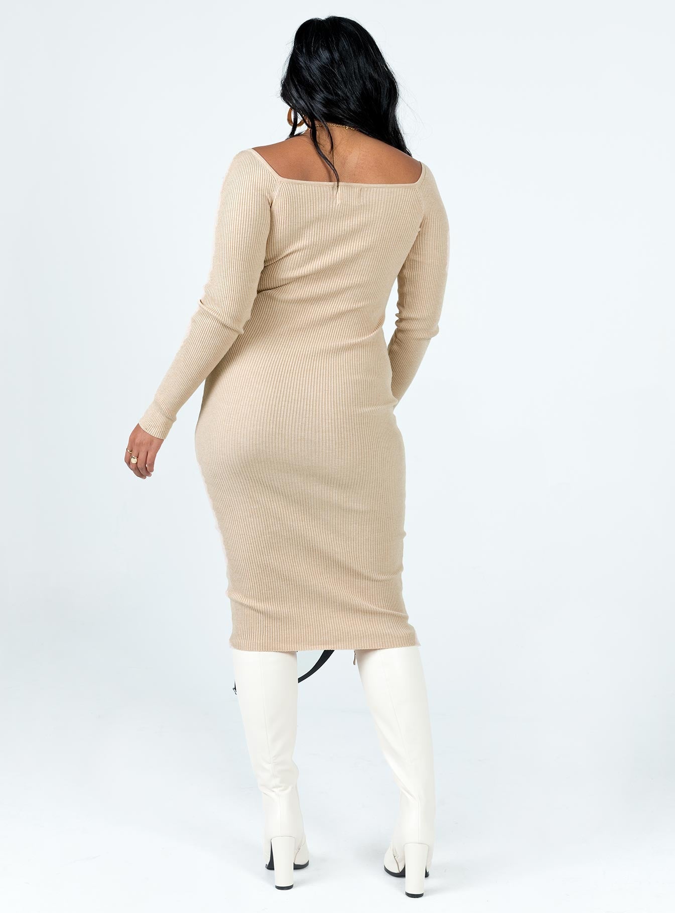 Neaman Midi Dress Beige