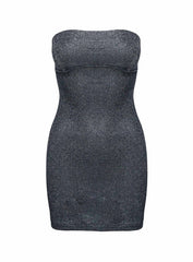 Tresia Strapless Mini Dress Black